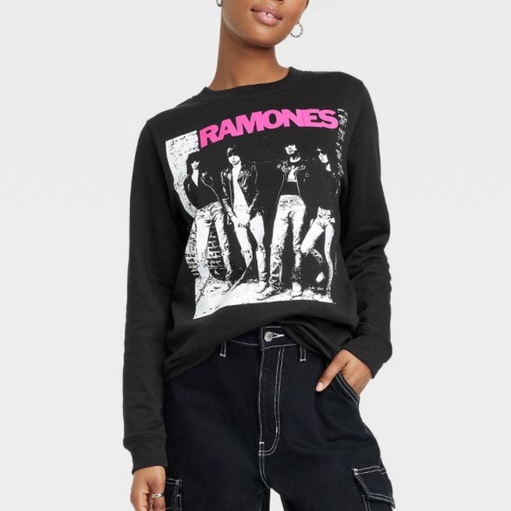 3) NEW Ramones Long Sleeve Sweatshirt